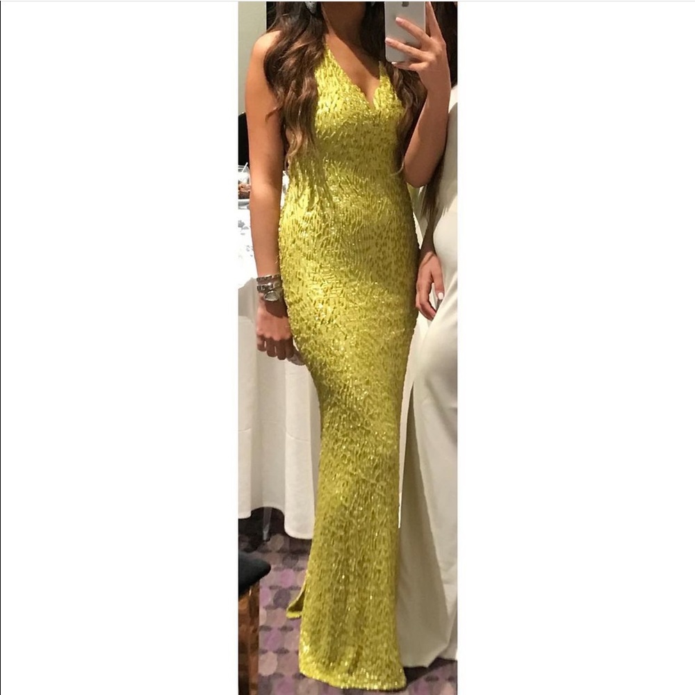 Marc Bouwer beaded gown